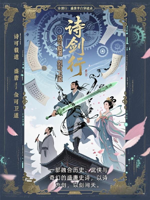 诗剑行李白皮肤特效展示